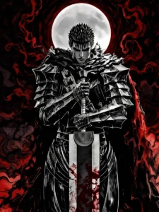 Toll of the Warrior – Guts Berserk Metal Art Print | Screen Wall